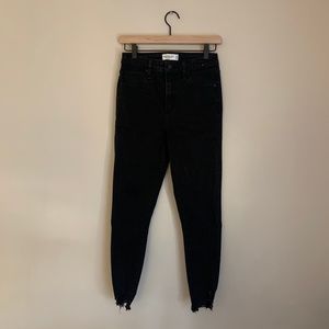 A&F Super Skinny Ankle High Rise Jeans